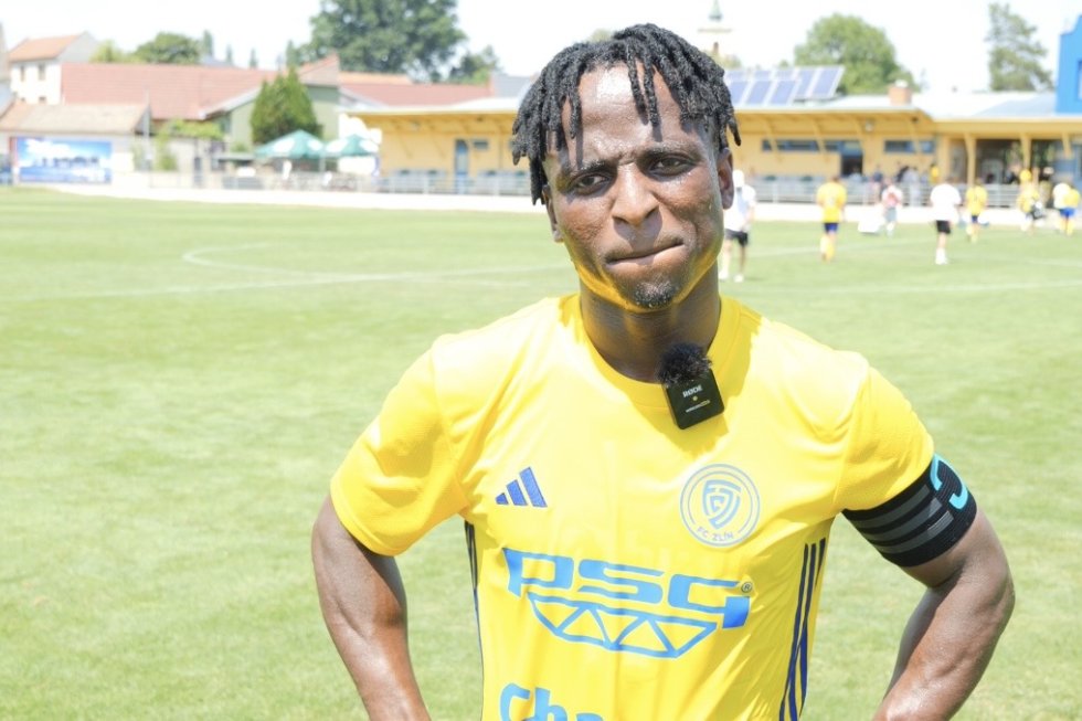 Frank Appiah po přípravě se Skalicí