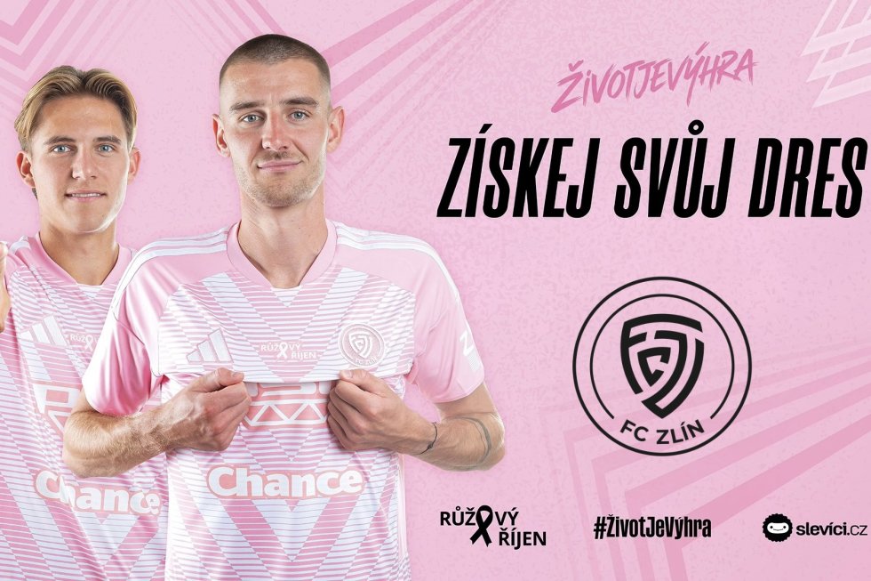 Růžové dresy míř do charitativní aukce. Vydraž si ten svůj a pomáhej s námi!
